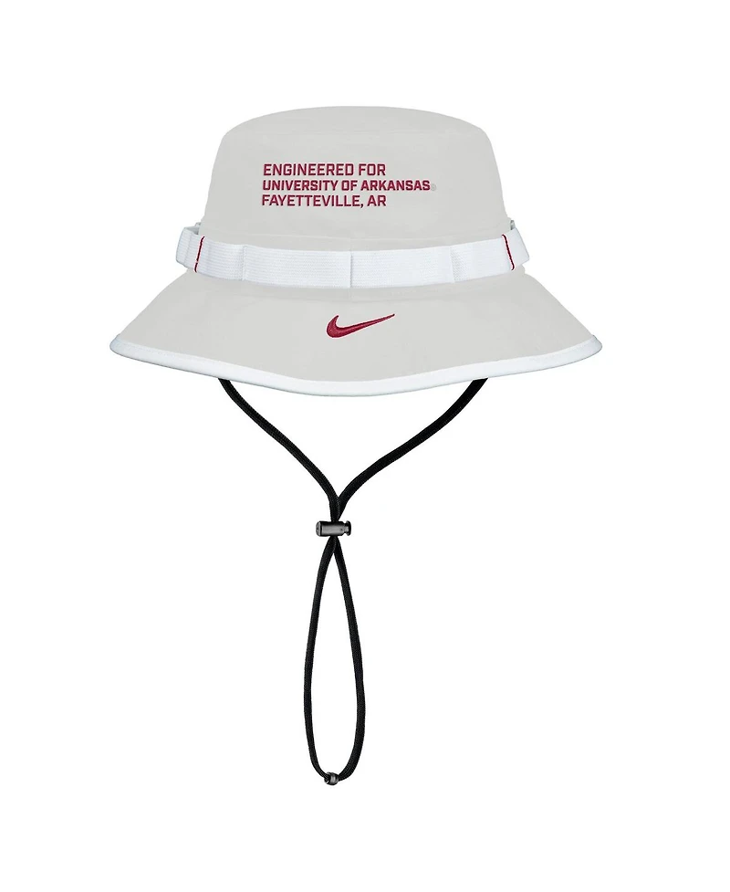 Nike Men's Gray Arkansas Razorbacks 2025 On-Field Boonie Performance Bucket Hat
