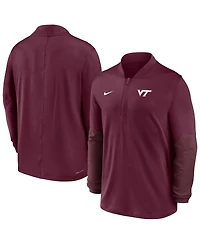 Nike Men's Maroon Virginia Tech Hokies Dri-fit Half-Zip Pullover Sweatshirt