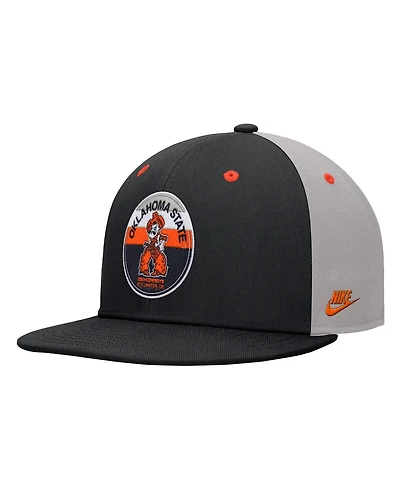 Nike Men's Black Oklahoma State Cowboys Vintage Patch Snapback Hat