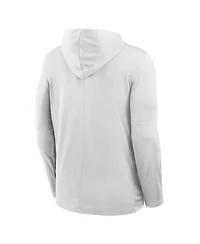 Nike Men's Gray Iowa State Cyclones 2025 Sideline Dri-fit Long Sleeve Hoodie T-Shirt