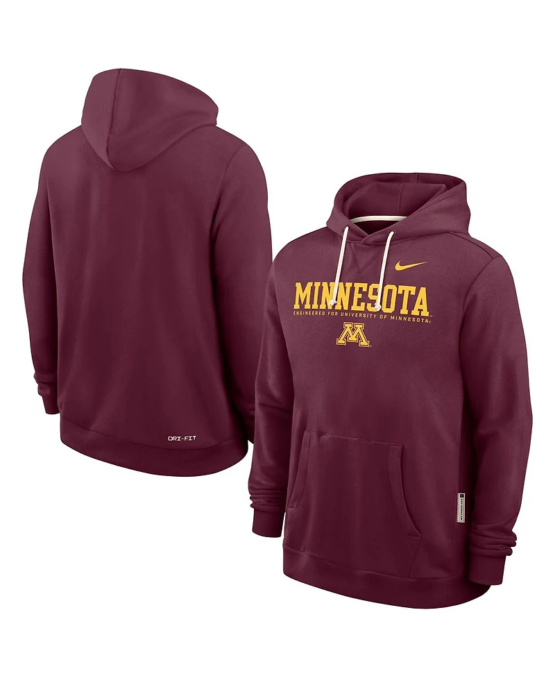 Nike Men's Maroon Minnesota Golden Gophers 2025 Sideline Performance Pullover Hoodie