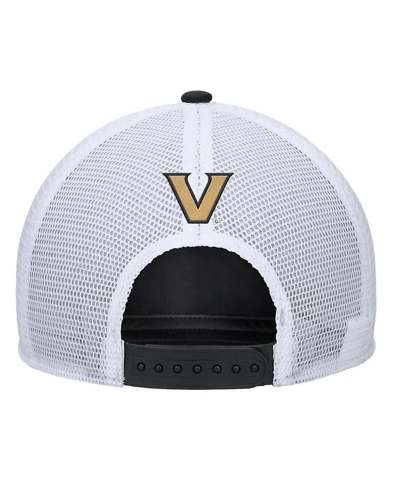 Nike Men's Black Vanderbilt Commodores 2025 On-Field Rise Trucker Performance Adjustable Hat