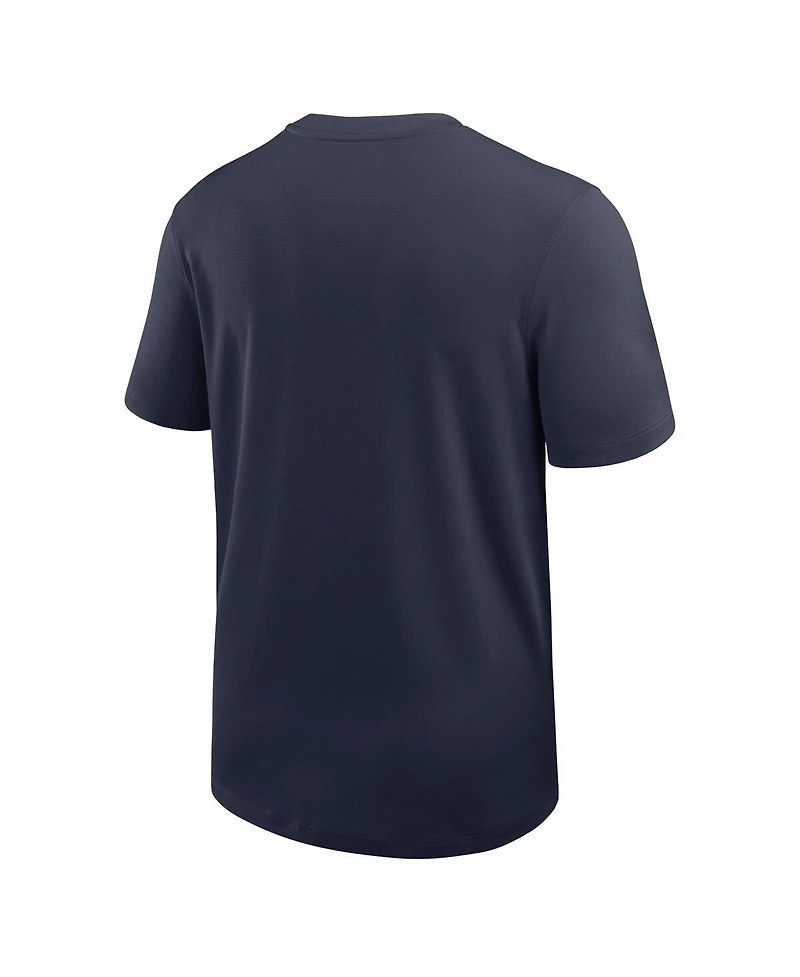Nike Men's Navy Syracuse Orange 2025 Sideline Uv Performance Coach T-Shirt