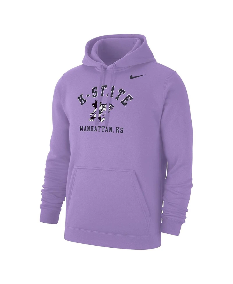 Nike Men's Lavender Kansas State Wildcats K-State Club Hoodie