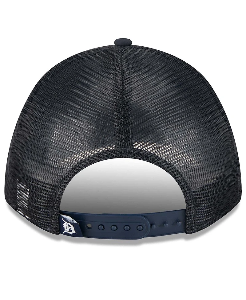 New Era Men's Navy Detroit Tigers Minimalist 9FORTY A-Frame Adjustable Hat