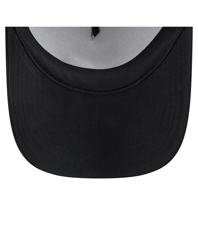 New Era Toddler White/Black Pittsburgh Pirates Painted A-Frame 9FORTY Trucker Adjustable Hat