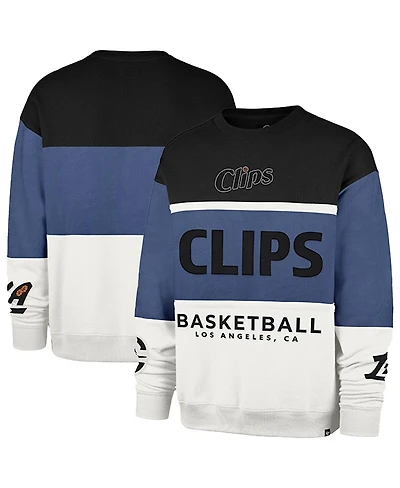 '47 Brand Men's and Women's Blue La Clippers 2024/25 City Edition On Five Maximalist Pullover Sweatshirt
