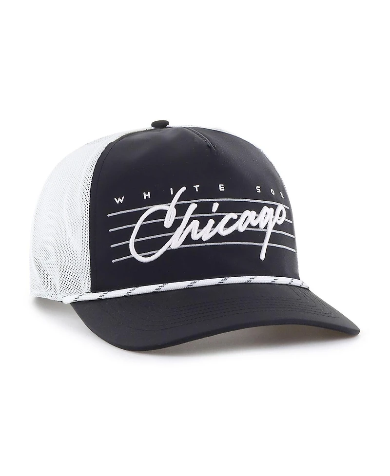 '47 Brand Men's Black Chicago White Sox Brrr Downburst Mesh Hitch Adjustable Hat