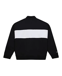 Mitchell Ness Women's Black Dallas Cowboys Quarter-Zip Jacket