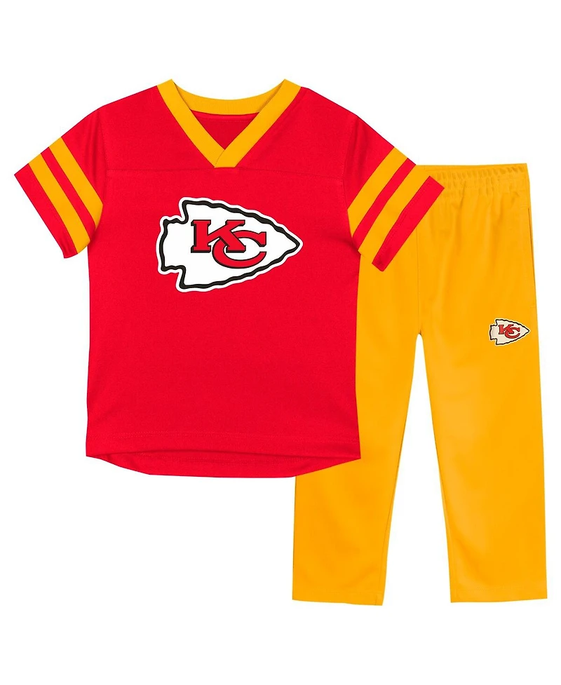 Outerstuff 2-Piece Toddler Kansas City Chiefs T-Shirt and Pants Set