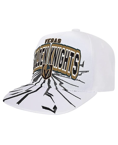 Mitchell Ness Big Boys and Girls White Vegas Golden Knights After Shock Snapback Hat