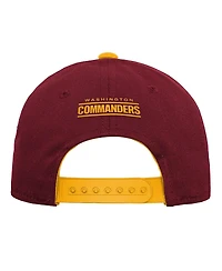 Outerstuff Big Boys and Girls Burgundy Washington Commanders Team Pre-Curved Adjustable Hat