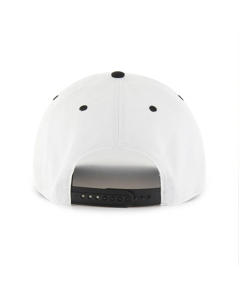 '47 Brand Men's White/Black Las Vegas Raiders Roscoe Two-Toned Hitch Adjustable Hat