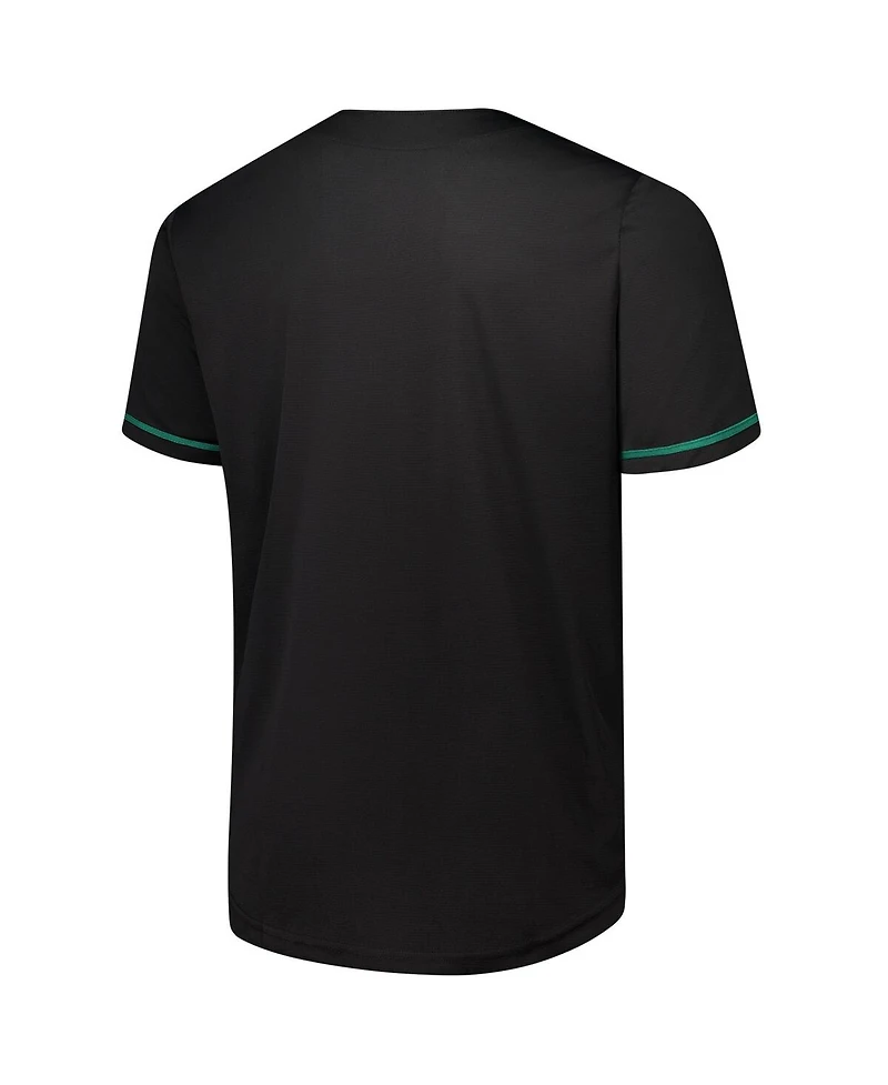Fanatics Men's Black New York Jets Pop Full-Button Shirt