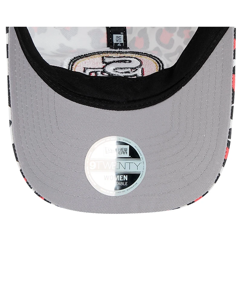 New Era Preschool White San Francisco 49ers Active Leopard 9TWENTY Adjustable Hat