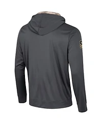 Colosseum Men's Charcoal Florida Gators Oht Military Appreciation Long Sleeve Hoodie T-Shirt