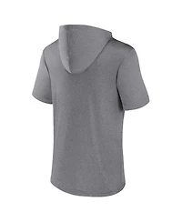 Fanatics Men's Heather Gray Air Force Falcons Modern Stack Hoodie T-Shirt