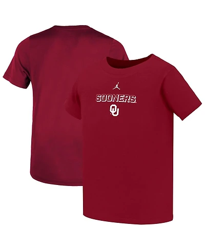 Jordan Toddler Jordan Crimson Oklahoma Sooners Legend Performance T-Shirt