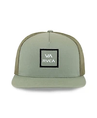 Rvca Men's Light Green Rvca Va All The Way Trucker Snapback Hat
