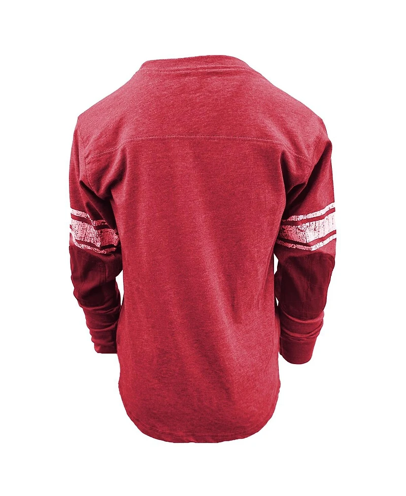 Wes & Willy Big Boys and Girls Scarlet San Francisco 49ers Football Long Sleeve T-Shirt