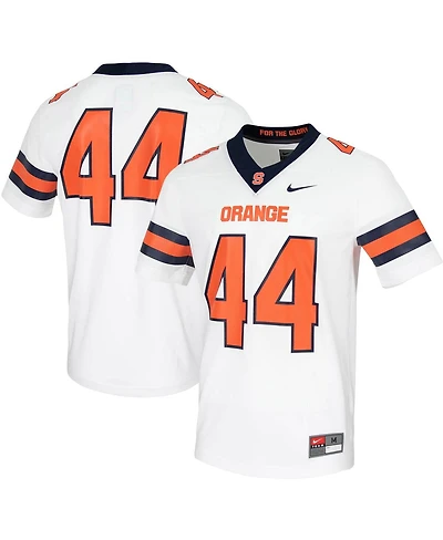 Nike Men's 44 White Syracuse Orange Untouchable Game Jersey