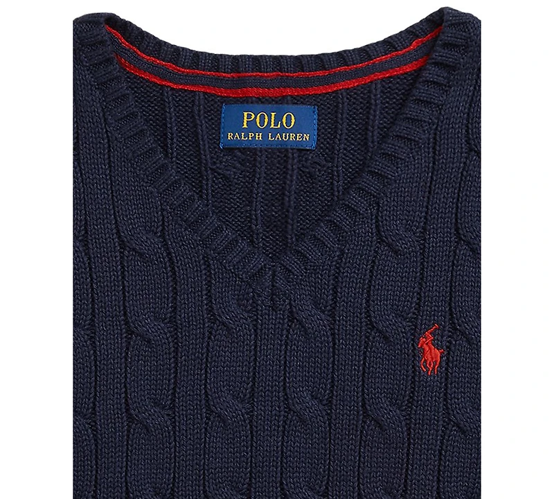 Polo Ralph Lauren Toddler and Little Boys Cable-Knit Sweater Vest