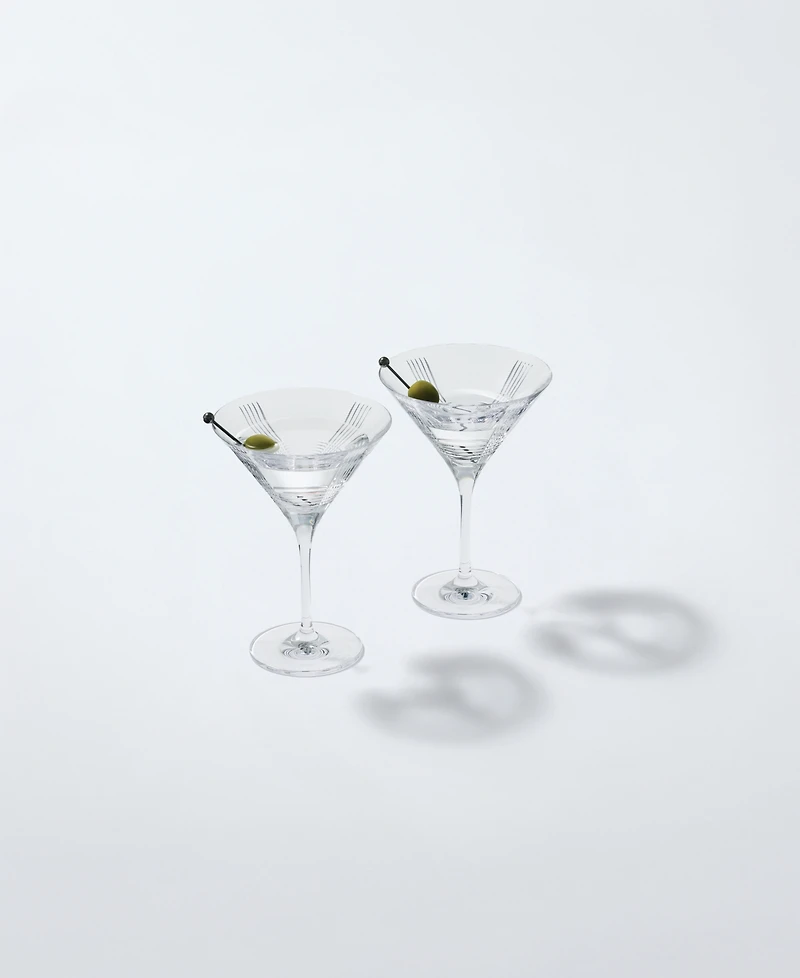 Marquis by Waterford Vector Martini Glasses, Set of 2