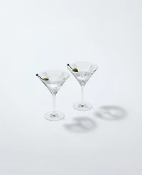 Marquis by Waterford Vector Martini Glasses, Set of 2
