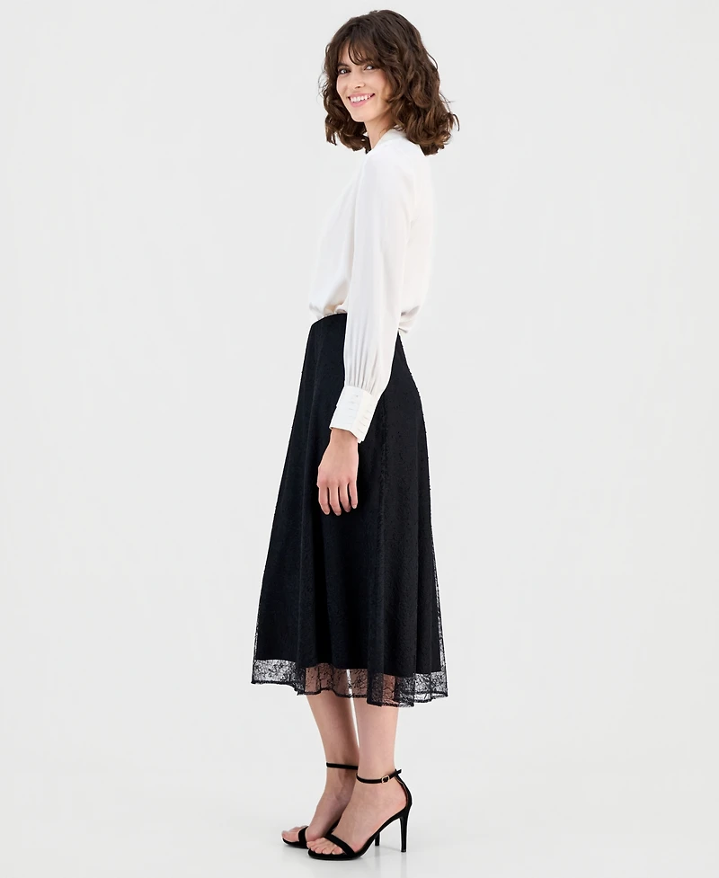 Anne Klein Women's Lace Midi Skirt