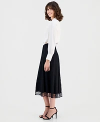 Anne Klein Women's Lace Midi Skirt