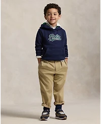 Polo Ralph Lauren Toddler and Little Boys Logo Fleece Hoodie