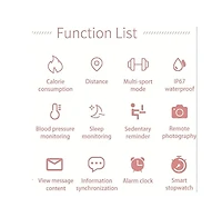 Ruxing Smart Smartwatch For Women Compatible For Android Ios Phones. Smart Bracelet With Female Menstrual Cycle Heart Rate Blood Pressure Remote Photo