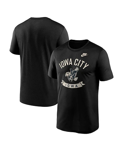 Nike Men's Black Iowa Hawkeyes Fashion Hometown Legend T-Shirt