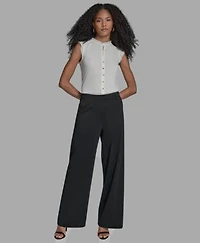 Bcbg Suits Blazer Wide Leg Pants