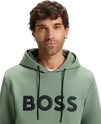 Boss by Hugo Boss Men's Moulded Logo Cotton Blend Hoodie