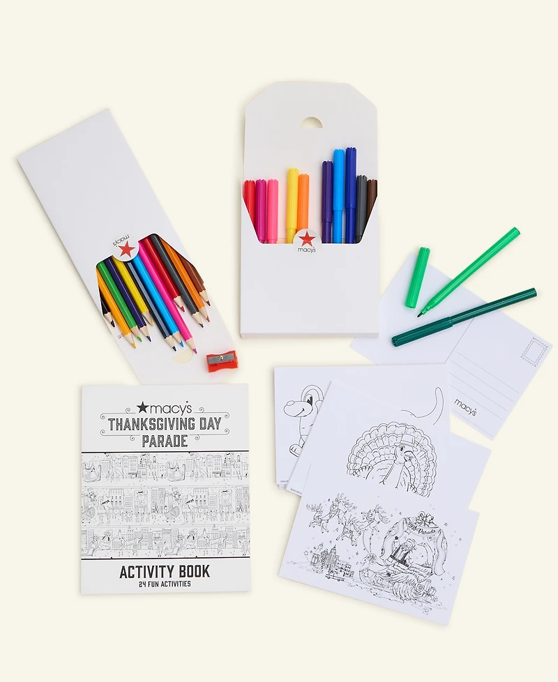Macy's Thanksgiving Day Parade Drawing and Coloring Kit, Macy's Exclusive