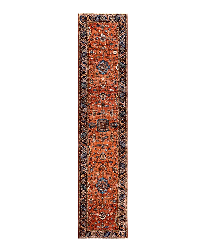Adorn Hand Woven Rugs Serapi M1982 2'9"x12'11" Runner Area Rug