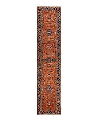 Adorn Hand Woven Rugs Serapi M1982 2'9"x12'11" Runner Area Rug