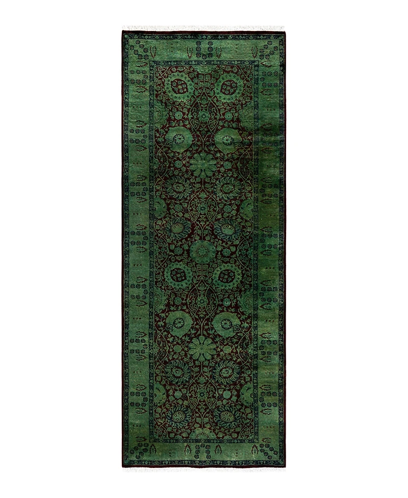 Adorn Hand Woven Rugs Fine Vibrance M1035 3'3"x8'7" Runner Area Rug