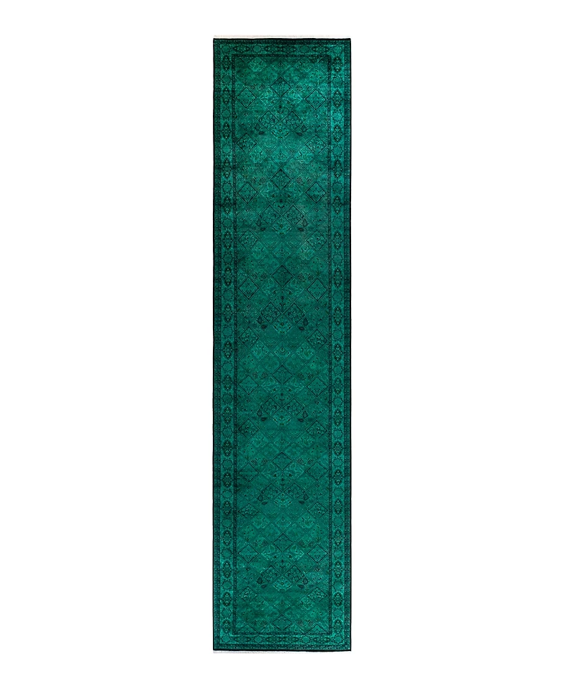Adorn Hand Woven Rugs Fine Vibrance M1331 4'3"x19'10" Runner Area Rug