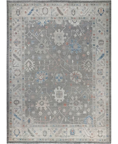 Adorn Hand Woven Rugs Colorful Oushak M0103-33 9'9"x13'5" Area Rug