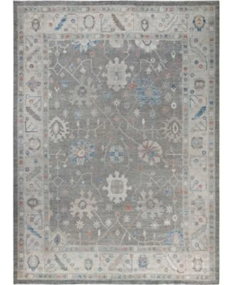 Adorn Hand Woven Rugs Colorful Oushak M0103 Rug Collection