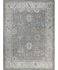 Adorn Hand Woven Rugs Colorful Oushak M0103 Rug Collection