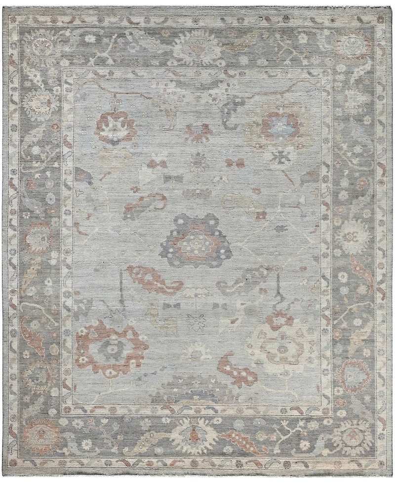 Adorn Hand Woven Rugs Colorful Oushak M0103-52 8'1"x9'9" Area Rug