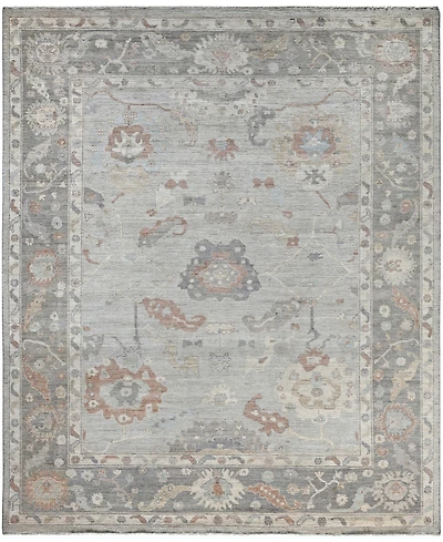 Adorn Hand Woven Rugs Colorful Oushak M0103-52 8'1"x9'9" Area Rug