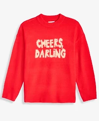 On 34th Women's Cheers Darling Crewneck Sweater, Macy's Exclusive