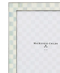 MacKenzie-Childs Sterling Check Silver Plated Frame, 8" x 10"