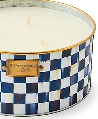 MacKenzie-Childs Royal Check Large Citronella Candle