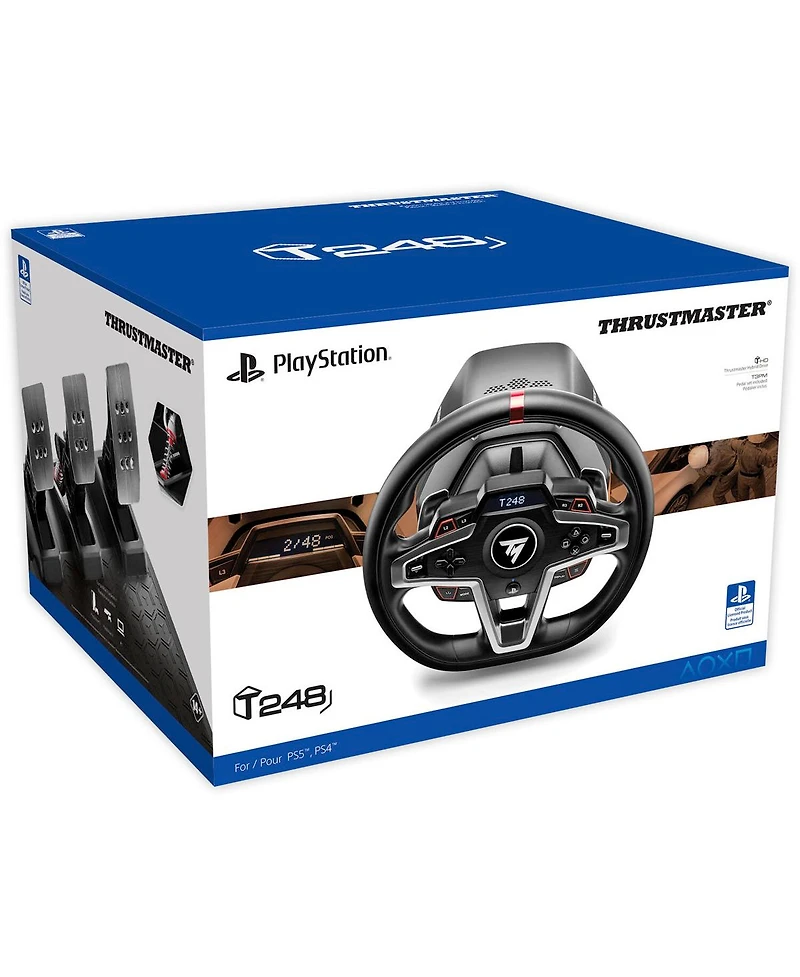T248 Racing Wheel & Magnetic Pedals for PS5/PS4/Pc