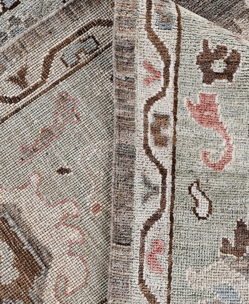 Adorn Hand Woven Rugs Colorful Oushak M0103-46 8'x9'8" Area Rug